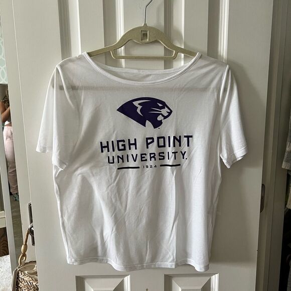White womens high point university under armour short sleeve t shirt - Picture 1 of 3